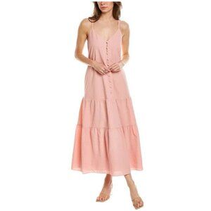 Ted Baker London Luann Ballet Shoe Pink Maxi Dress Sz 1  (US Sz 4-Small)  $260
